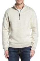 Men's Tommy Bahama Flipsider Reversible Quarter-zip Pullover, Size - White