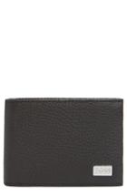 Men's Boss Crosstown 6-card Leather Wallet - Black