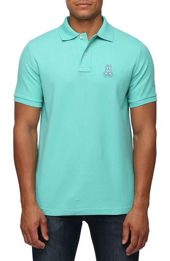 Men's Psycho Bunny Bunny Polo, Size 4(s) - Blue