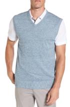 Men's Ag Valley V-neck Sweater Vest, Size - Blue/green