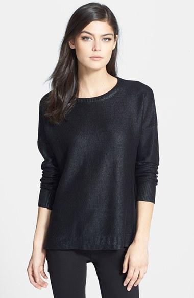 Trouve Coated Sweater Black