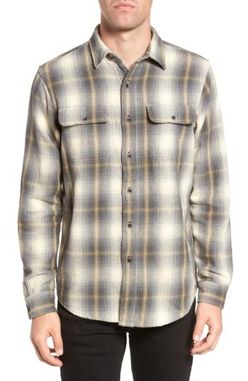 Men's Tailor Vintage Heavy Twill Reversible Shirt Jacket - White
