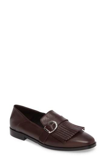Women's Charles David Dame Fringed Loafer Flat .5 Eu - Purple