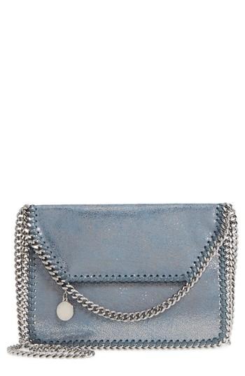 Stella Mccartney Metallic Faux Leather Crossbody Bag - Brown