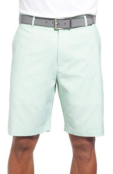Men's Peter Millar Performance Corduroy Shorts - Green