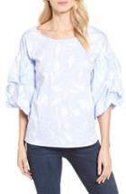 Women's Halogen Blouson Sleeve Top - Blue