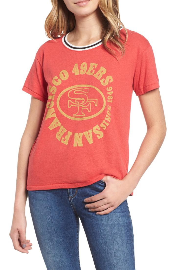 Women's Junk Food Nfl 49ers Kick Off Tee