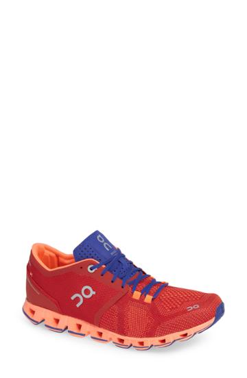 Women's On Shoes Cloud X Running Shoe B - Red