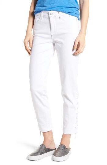 Women's Nydj Lace-up Stretch Ankle Pants