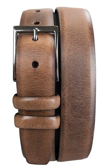Men's James Campbell Leather Belt - Brown