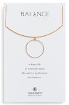 Women's Dogeared Balance Bar & Ring Pendant Necklace