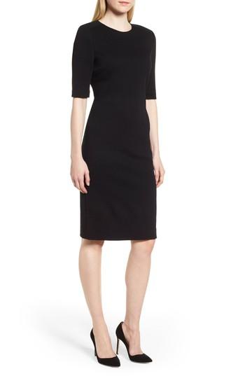 Women's Boss Hibela Sheath Dress - Black