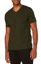 Men's Threads For Thought Heather V-neck, Size - Green