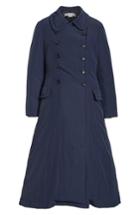Women's Comme Des Garcons Double Breasted Down Coat - Blue