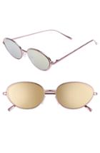 Women's Leith 57mm Oval Sunglasses -