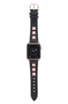 Women's Bezels & Bytes Studded Leather Apple Watch Strap