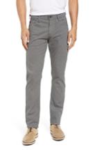 Men's Ag Tellis Slim Fit Stretch Plaid Pants X 34 - Grey