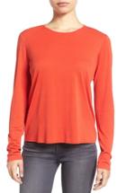 Women's Eileen Fisher Silk Tee - Red