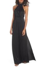 Women's Show Me Your Mumu Collette Halter Gown, Size - Black