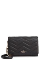 Kate Spade New York Reese Park - Wyn Quilted Leather Crossbody - Black