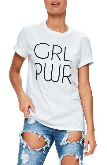 Women's Missguided Girl Power Tee