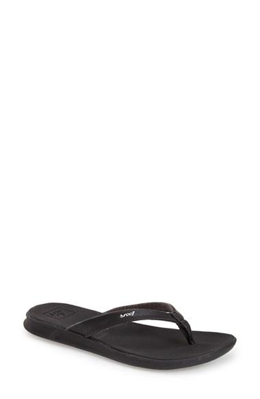 Women's Reef 'rover' Flip Flop M - Black