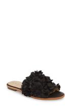 Women's Sole Society Caelyn Embellished Flat Sandal M - Black
