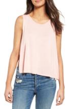 Women's Thieves Like Us Side Slit Tank, Size - Pink