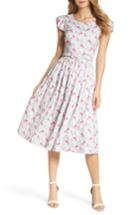 Women's Gal Meets Glam Collection Packed Bouquet Print Cotton Dress - Pink