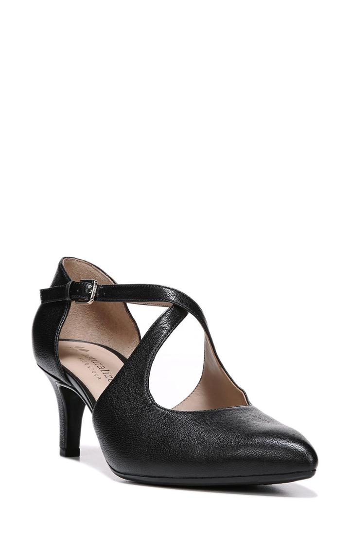 Women's Naturalizer 'okira' Crisscross Pump .5 W - Black