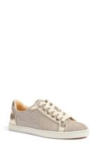 Women's Christian Louboutin Seava Hawaii Print Sneaker .5us / 40.5eu - Metallic