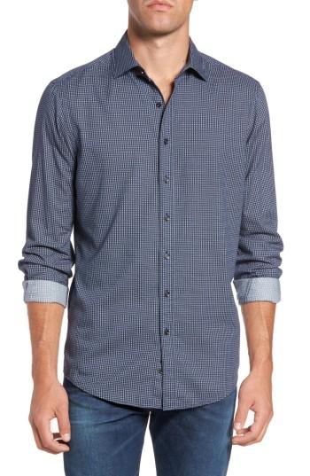 Men's Rodd & Gunn Paterson Inlet Print Sport Shirt - Blue