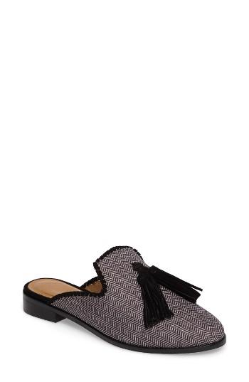 Women's Jack Rogers Delaney Tassel Mule .5 M - Grey