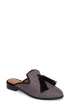Women's Jack Rogers Delaney Tassel Mule .5 M - Grey