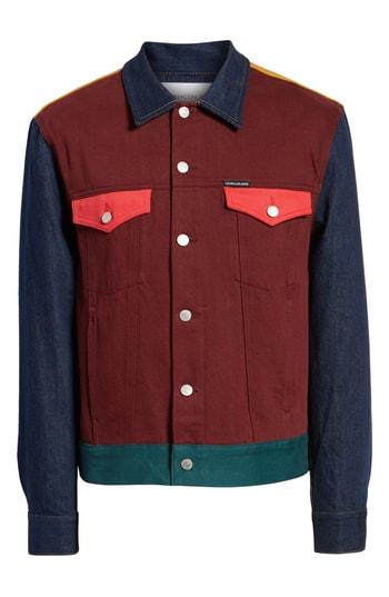 Men's Calvin Klein Jeans Patch Colorblock Jacket