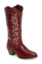 Women's Ariat 'desert Holly' Embroidered Western Boot .5 M - Red