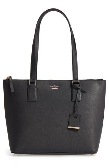 Kate Spade New York Cameron Street - Small Lucie Leather Tote - Black