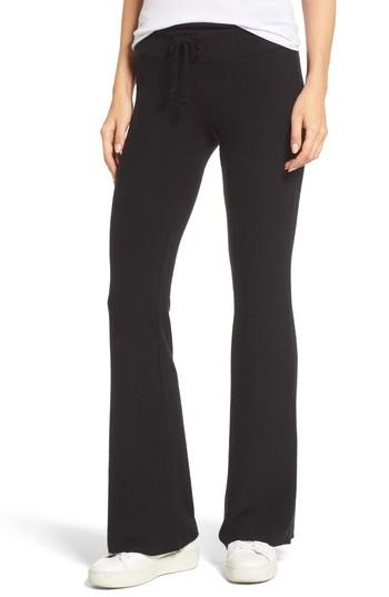 Women's Dream Scene Flare Track Pants - Black