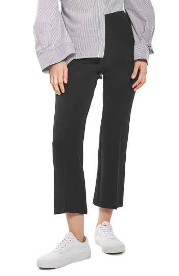 Women's Topshop Kick Flare Trousers Us (fits Like 0-2) - Black
