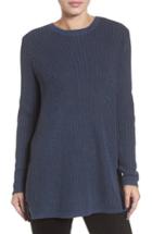 Women's Caslon Tie Back Tunic Sweater - Blue