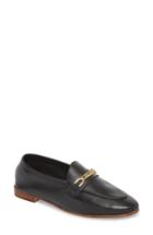 Women's Topshop Chain Trim Apron Toe Loafer .5us / 36eu - Black