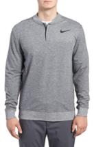 Men's Nike Tw Dry Long Sleeve Polo Shirt, Size - Grey
