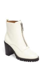 Women's Chinese Laundry Jargon Front Zip Bootie M - White
