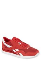 Men's Reebok Classic Nylon Pn Sneaker M - Red