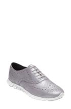 Women's Cole Haan Zer?grand Wingtip Oxford Sneaker .5 B - Grey