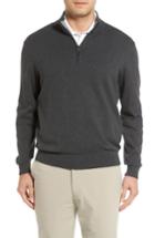 Men's Cutter & Buck Lakemont Half Zip Sweater, Size - Grey