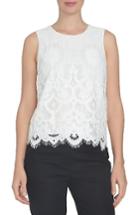 Women's Cece Foral Lace Shell