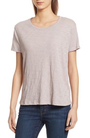 Women's Atm Anthony Thomas Melillo Slub Boyfriend Tee /small - Beige