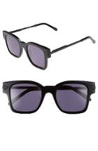 Women's Karen Walker Julius 49mm Square Sunglasses - Black