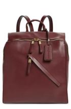 Sole Society Nycky Faux Leather Backpack - Burgundy